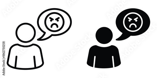 Complaint icons multiple style collection. icon in vector. Logotype