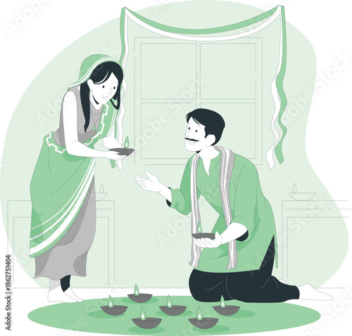 People waiting to cross the street at a pedestrian crossing in an urban environment from a rear viewpoint