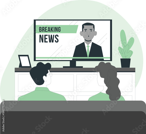 People waiting to cross the street at a pedestrian crossing in an urban environment from a rear viewpoint