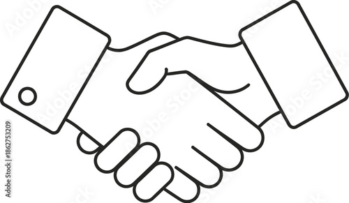 Seal the deal with a firm handshake, symbolizing trust and partnership today