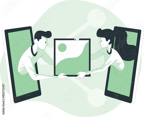 People waiting to cross the street at a pedestrian crossing in an urban environment from a rear viewpoint