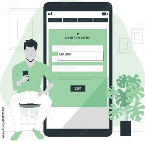 People waiting to cross the street at a pedestrian crossing in an urban environment from a rear viewpoint