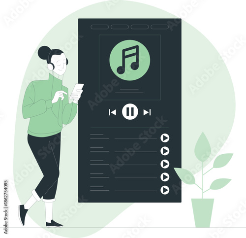 People waiting to cross the street at a pedestrian crossing in an urban environment from a rear viewpoint