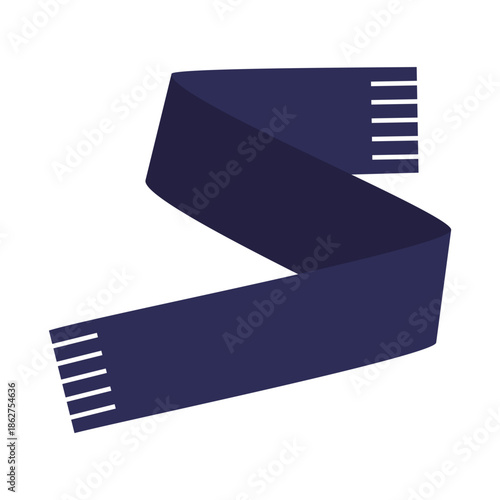 冬の防寒アイテム・マフラーのイラスト