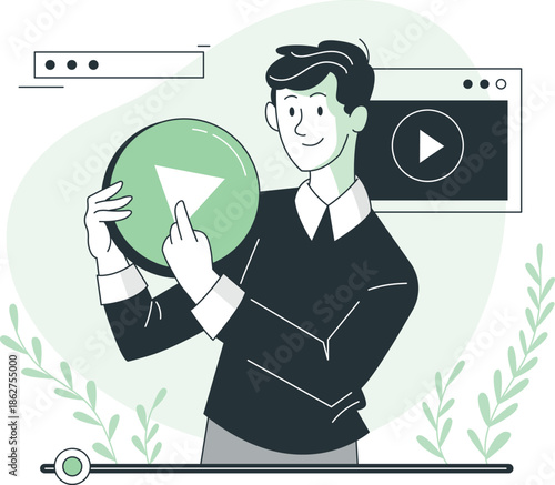 People waiting to cross the street at a pedestrian crossing in an urban environment from a rear viewpoint