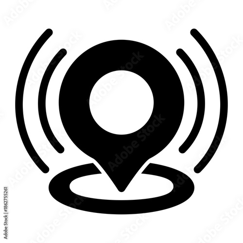 Placeholder Location Pin Place Icon from Help and Support Icon Collection (Glyph style)