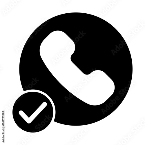 Telephone Call Customer Service Receiver Icon from Help and Support Icon Collection (Glyph style)