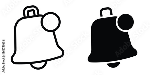 Notification icons multiple style collection. icon in vector. Logotype