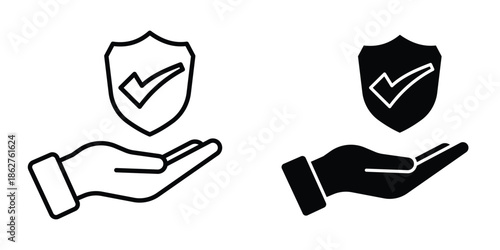Policyholder icons multiple style collection. icon in vector. Logotype