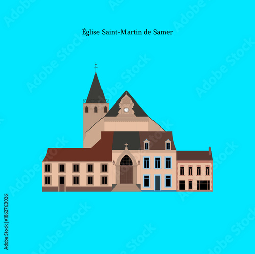Église Saint-Martin de Samer, France