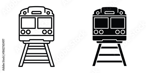 Subway icons multiple style collection. icon in vector. Logotype