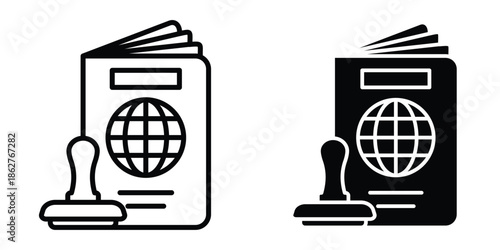 Visa icons multiple style collection. icon in vector. Logotype