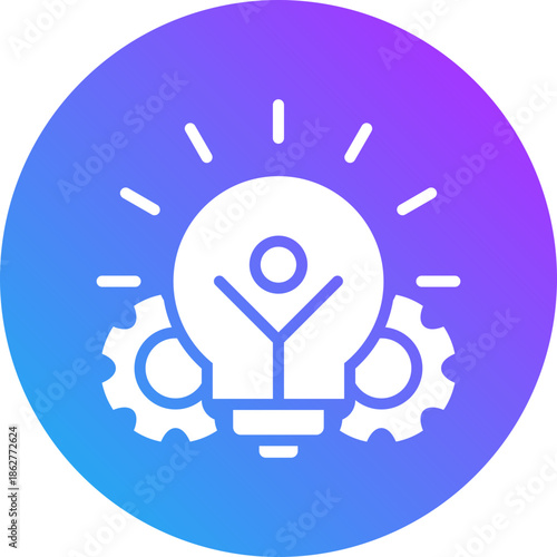 Innovation  icon for strategic planning, website, application, printing, document, poster design, etc