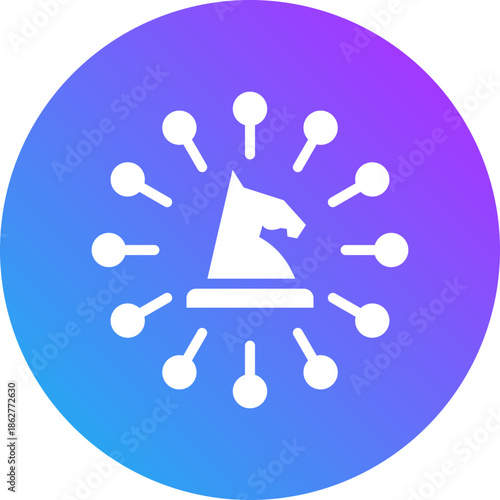 Strategic alliance  icon for strategic planning, website, application, printing, document, poster design, etc