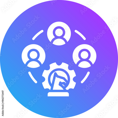 Strategic alliance  icon for strategic planning, website, application, printing, document, poster design, etc