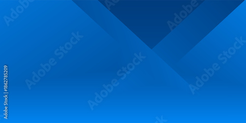 This dark blue abstract gradient vector background features clean geometric shapes and diagonal lines. It offers a professional mood for corporate presentations, website banners, and book covers.