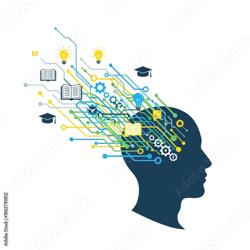 An intricate black and white illustration depicts a majestic architectural landmark building.