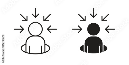 Centric consumer icons linear icon. Line with Editable stroke. monochrome icon