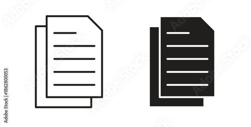 File icons linear icon. Line with Editable stroke. monochrome icon
