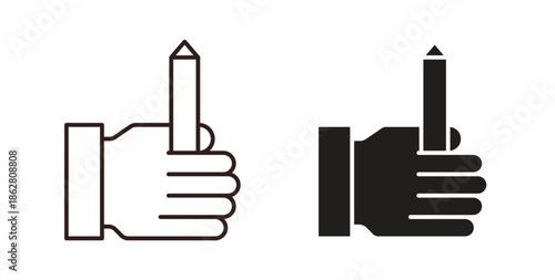 Self expression icons linear icon. Line with Editable stroke. monochrome icon