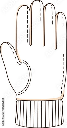 Stay warm with this cozy winter glove, perfect for snow days and chilly outings