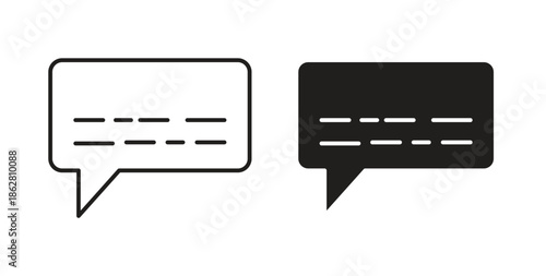 Subtitles icons linear icon. Line with Editable stroke. monochrome icon