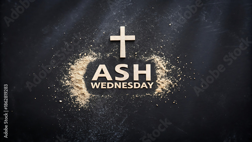 Ash wednesday symbol