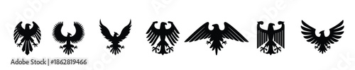 eagle seal symbol vectors