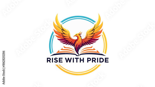 Rise with pride logo