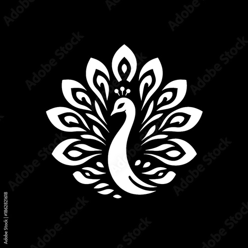 peacock vector