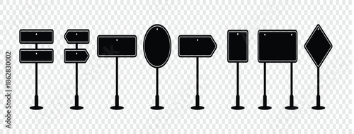 prohibition signs and road directions