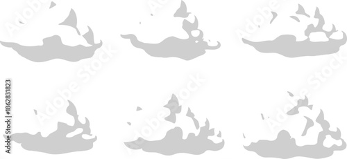 Abstract Geometric Kitchen Whisk Symbol for App UI