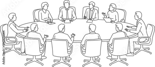 Meeting room Vector