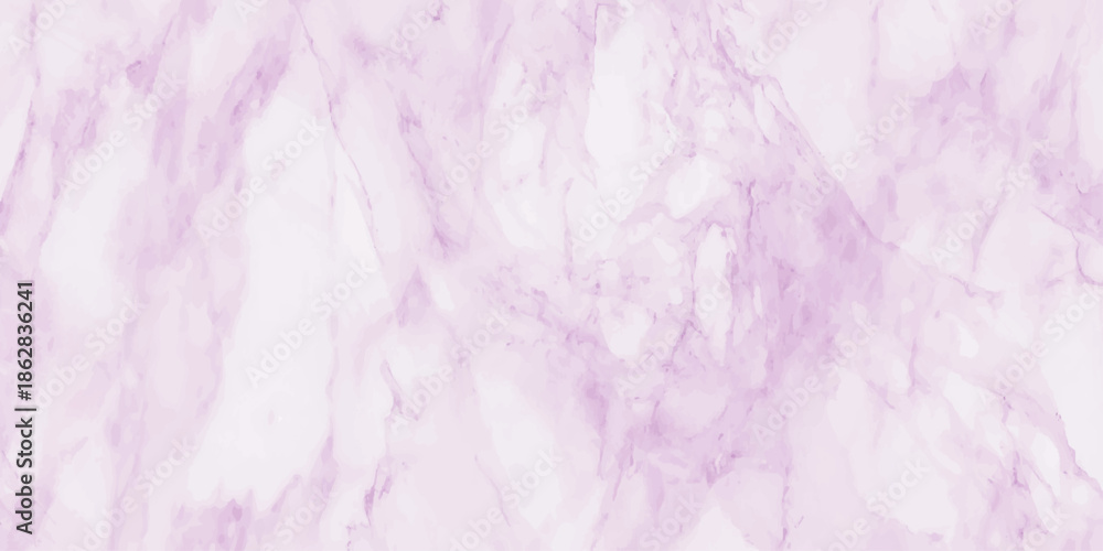 Fototapeta premium Abstract marble texture with delicate violet veins and soft patterns. pattern with curved lines and stains, Watercolor painting on canvas with soft rose tone marble. elegant design elements. vector.