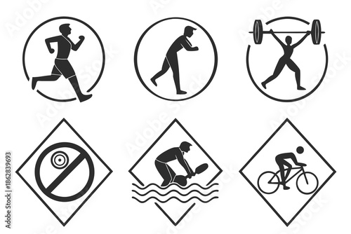 vector illustration of a man holding a sign