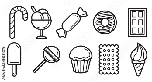 Toffee vector illustration