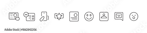 Collection of user interface elements, feedback, and emotional response icons for web and apps