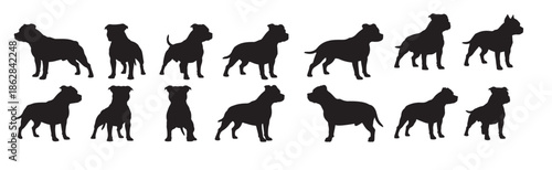 staffordshire dogs silhouette white background
