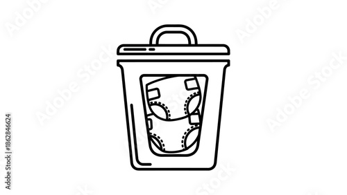 Baseballs in a Trash Can.