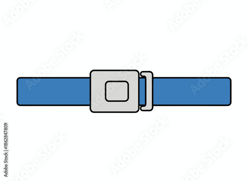 Venipuncture tourniquet belt isolated on white background healthcare equipment concept