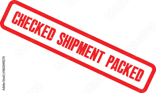 A checked shipment is being packed and prepared for transport with careful handling