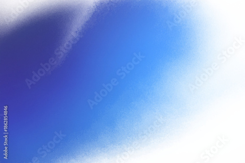 Abstract aesthetic element with blurred blue color gradient and grainy textures © Uuganbayar
