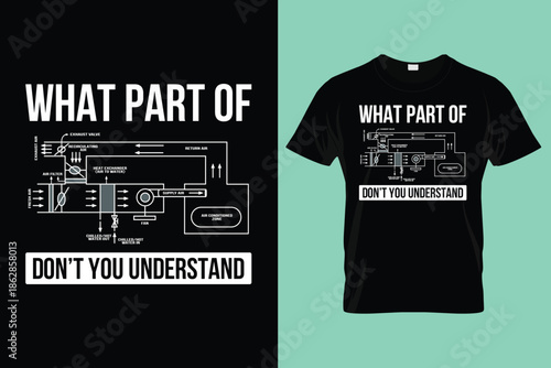 Funny HVAC Design For Men Dad HVAC Installer Engineers Tech