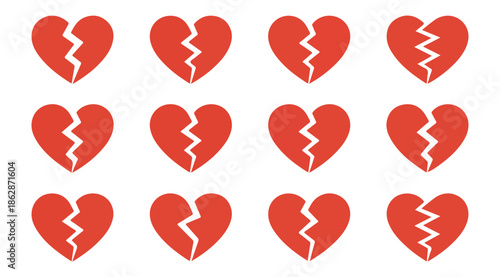 Delete icons set with trash bin symbols for software interface design and waste management graphics