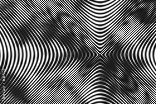 Pattern with concentric circles and spotted texture.