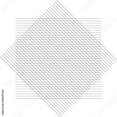 Abstract geometric pattern with overlapping lines