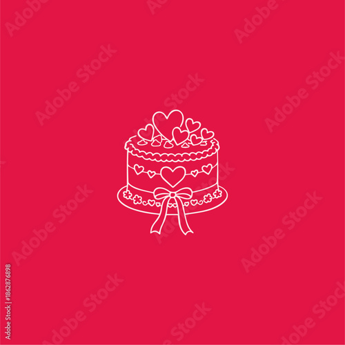 Valentine Illustration, Valentine Vector, Valentine Logo, Romantic Clipart, Love Heart Logo, Cute Valentine Cartoon, Valentine Design Icon