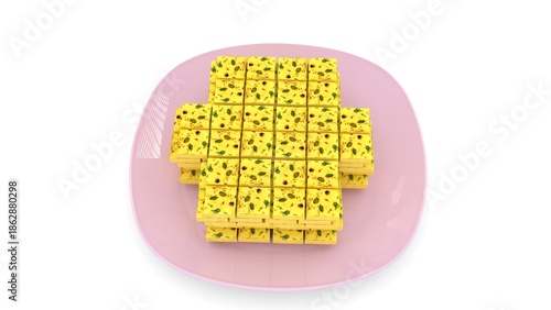 Burfi made from cow's milk