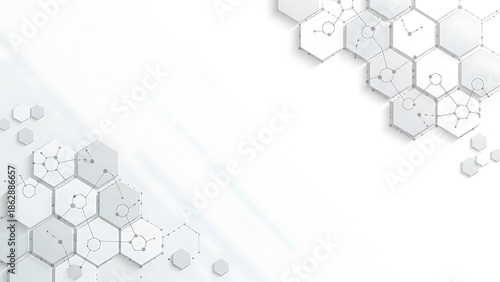 Abstract hexagonal pattern illustration