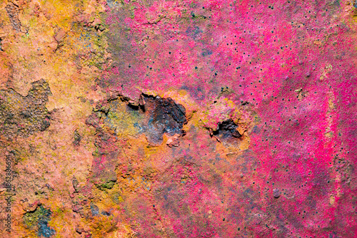 Rusty iron plate surface texture